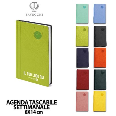 0165 (AGENDA TASCABILE SETTIMANALE) personalizzata