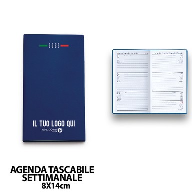 0173 (AGENDA TASCABILE SETTIMANALE) personalizzata