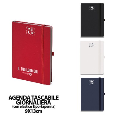 0181 (AGENDA TASCABILE GIORNALIERA) personalizzata