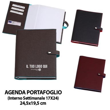 0220 (AGENDA PORTAFOGLIO SETTIMANALE) personalizzata