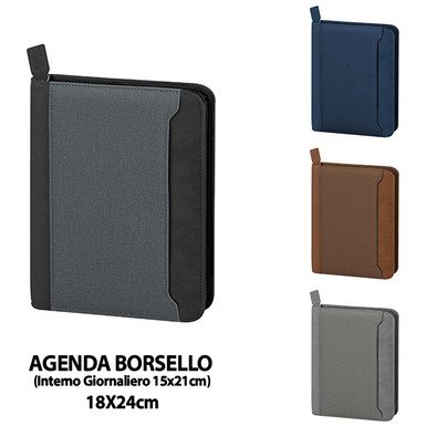 PB067-SDA (AGENDA BORSELLO GIORNALIERA) neutra