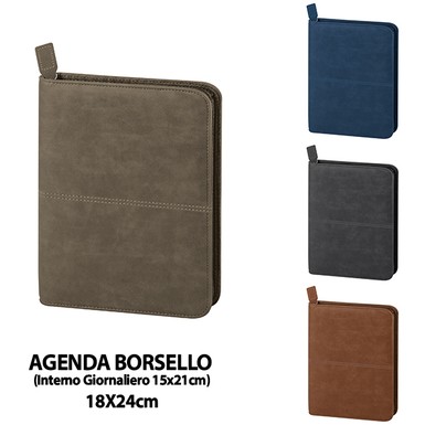 PB071-SDA (AGENDA BORSELLO GIORNALIERA) neutra