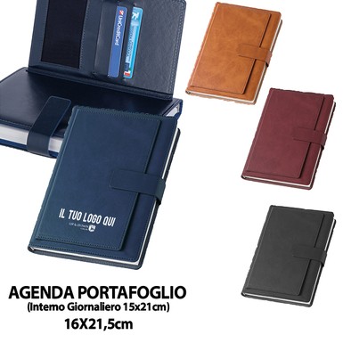 PB214-SDA (AGENDA PORTAFOGLIO GIORNALIERA) personalizzata