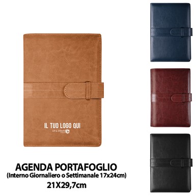 PB227-SET (AGENDA PORTAFOGLIO SETTIMANALE) personalizzata