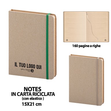 PB588 (NOTES RIGHE) personalizzato