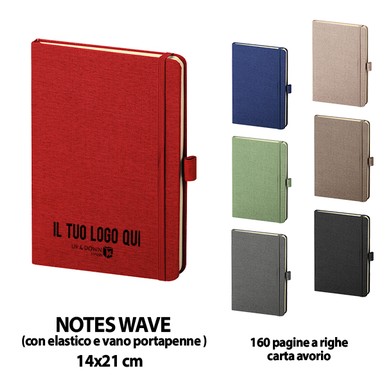 PB594 (NOTES RIGHE) personalizzato